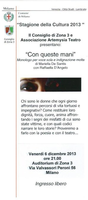 15 dicembre 2013 Con queste mani 1