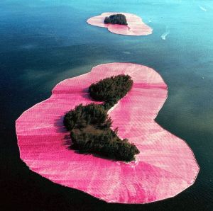 christo e jeanne claude surrounded islands biscayne bay greater miami florida 1980-83