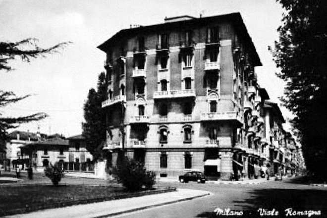 Viale Romagna, Largo Rio De Janeiro, via Plinio anni '50